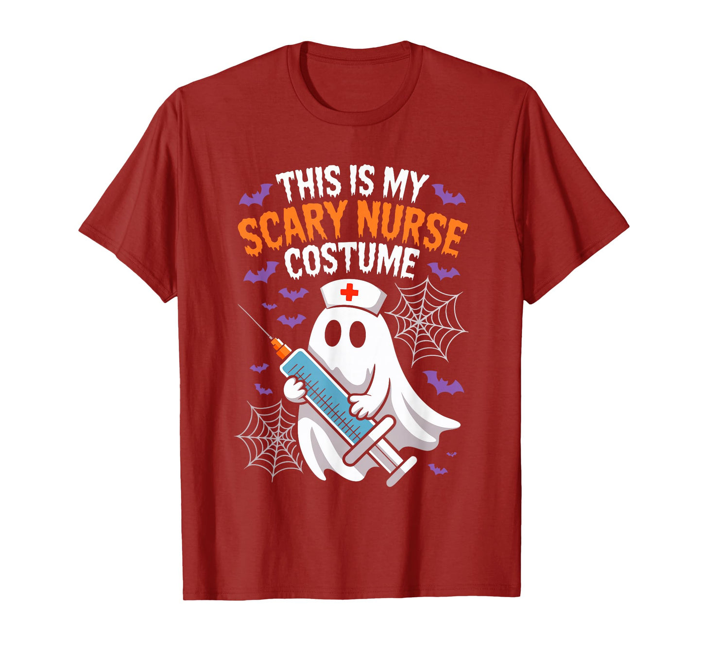 This is My Scary Nurse Costume Shirt Adult Men Women Nursing T-Shirt