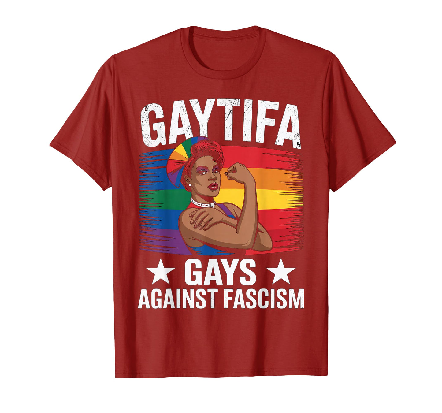 Gaytifa Black Gays Against Fascism Resist No Kings LGBTQ T-Shirt