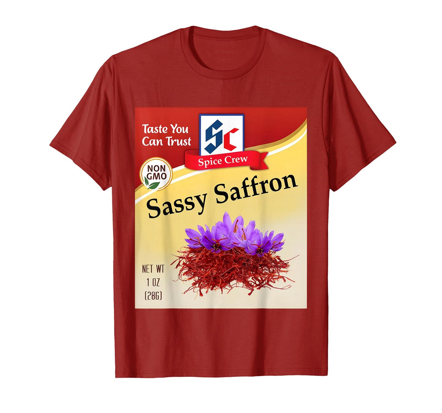 Sassy Saffron Condiment Costume Holiday Spice Costumes Group T-Shirt