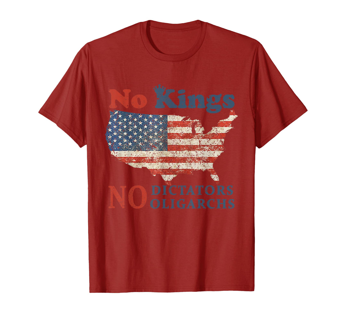 No Kings No Dictators No Oligarchs Anti Oligarchy Resist Tee T-Shirt
