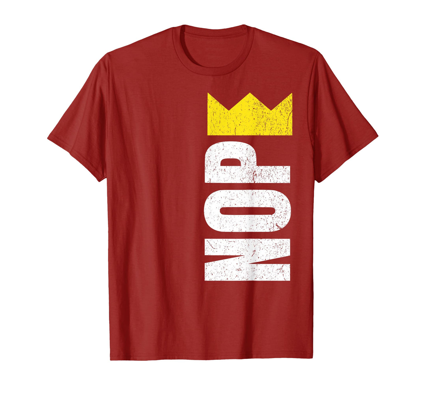 Vertical Statement Sign No Kings T-Shirt