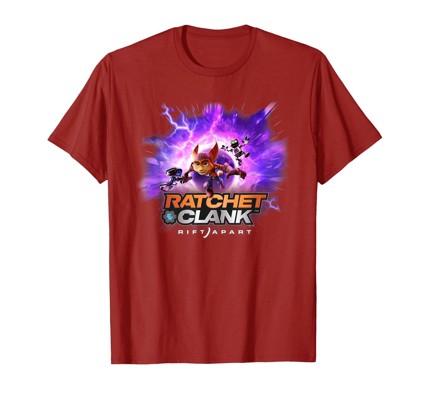 Ratchet and Clank Rift Apart Portal Jump Video Game T-Shirt