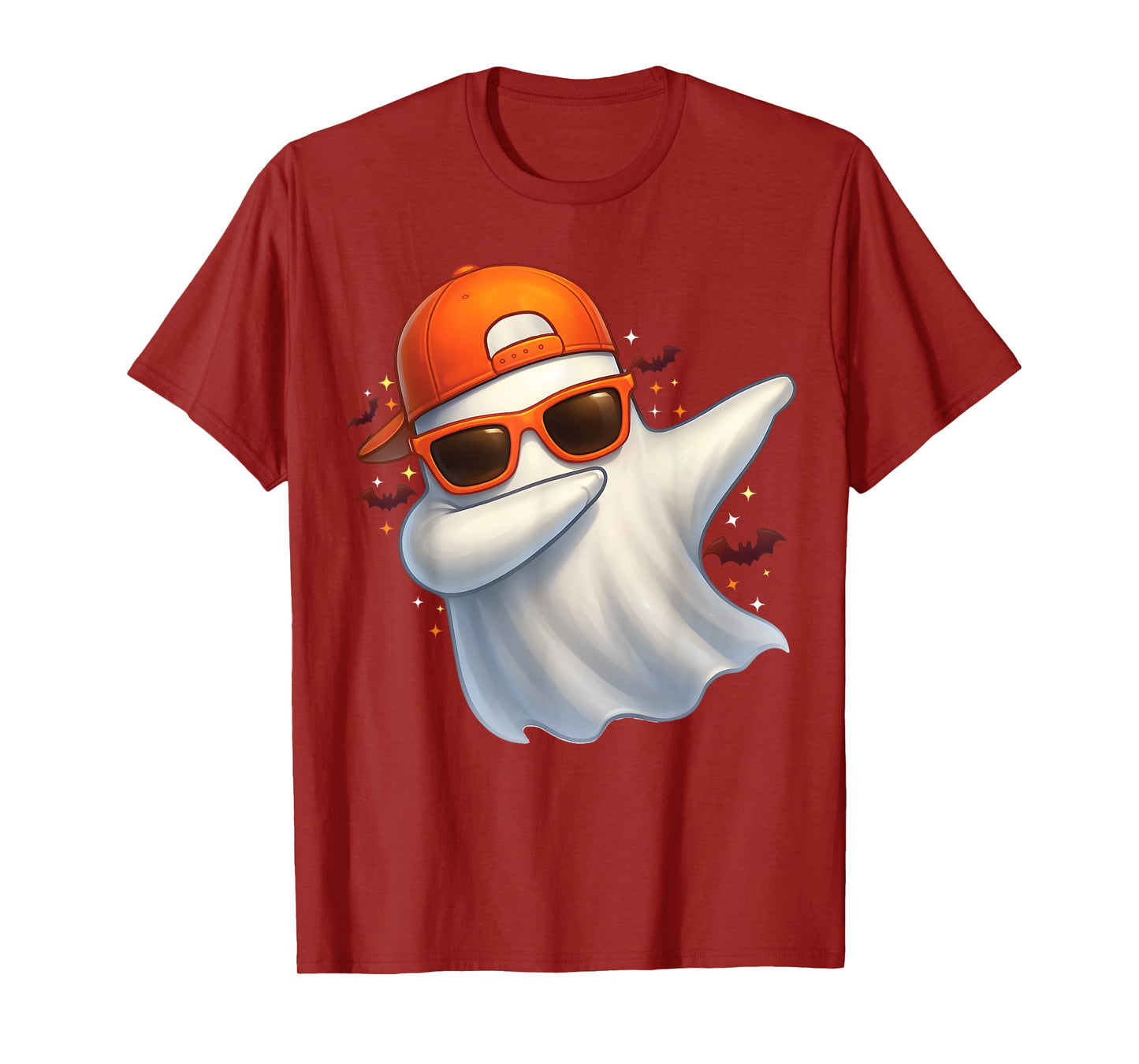 Spooky Cute Dabbing Ghost Funny Halloween Boys Kids Toddlers T-Shirt