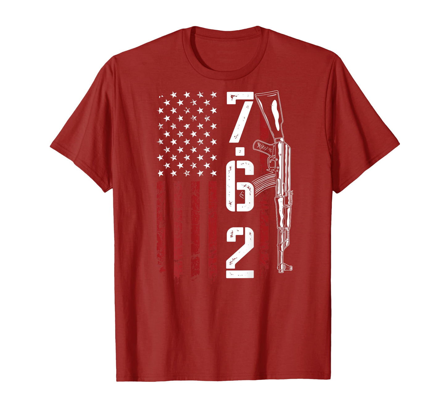 7.62 Ammo AK47 Rifle Owner 762 - Funny Pro Gun - ON BACK T-Shirt