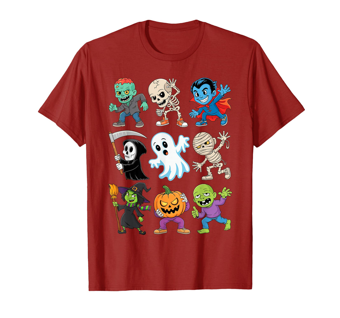 Spooky Creatures Kids Toddler Boys Halloween T-Shirt