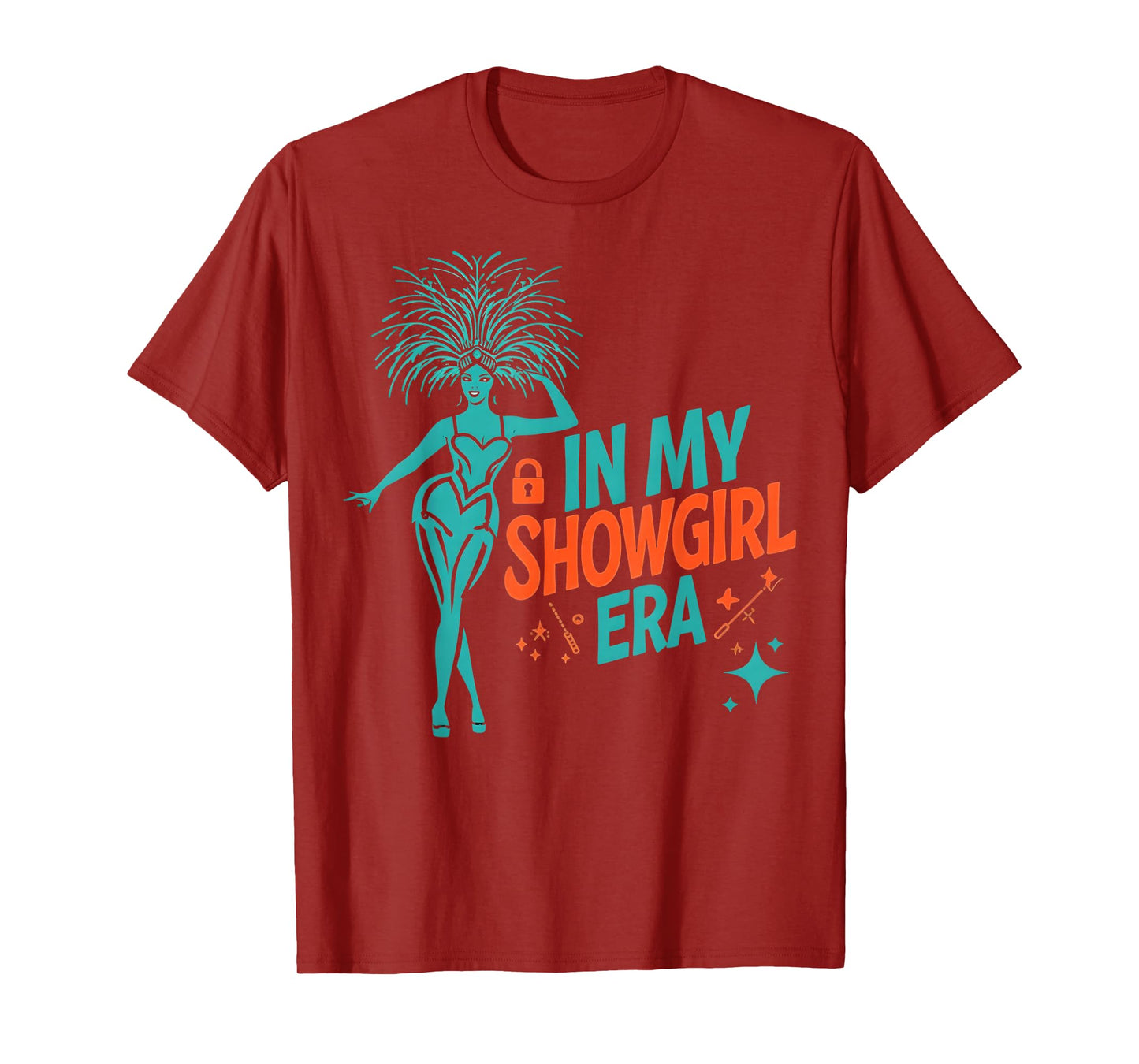 in My Showgirl Era Vintage Party Costume Fun Outfit T-Shirt