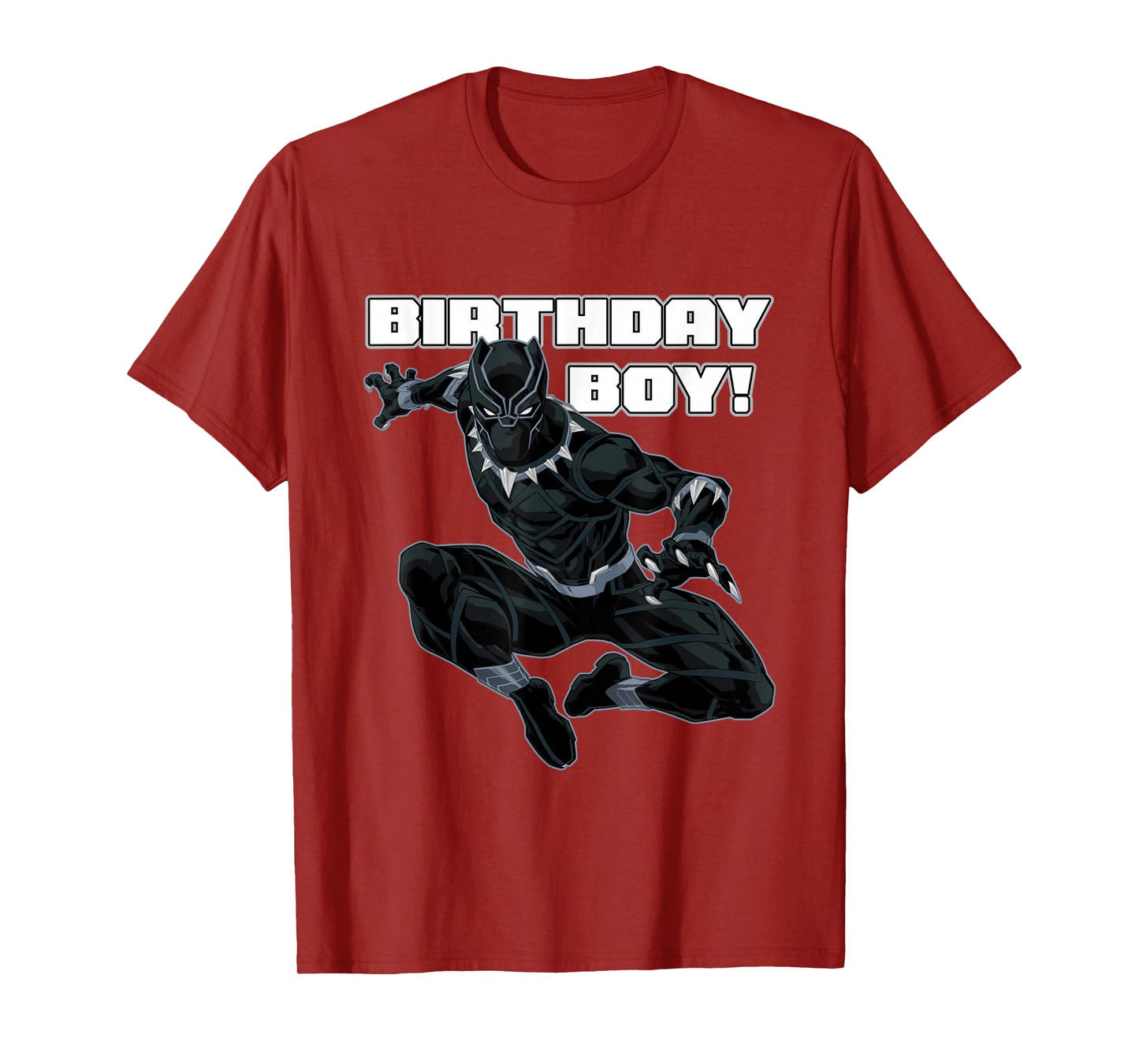 Marvel Comics Black Panther Birthday Boy Jump Pose T-Shirt