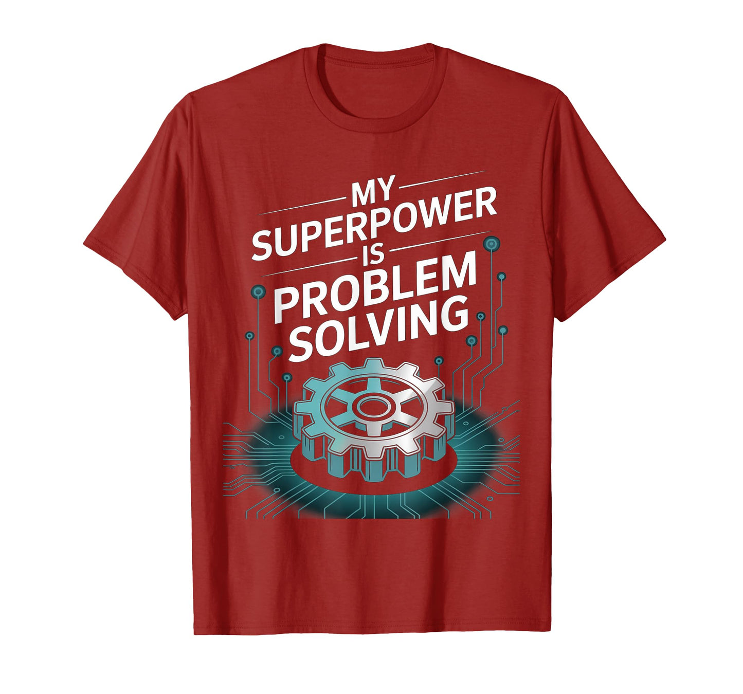 My Superpower is Problem Solving Tech Wizard Gift T-Shirt