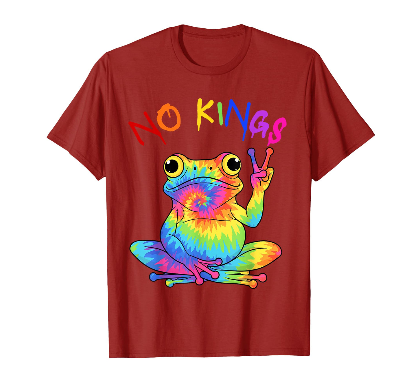 No Kings Frog Funny Portland T-Shirt