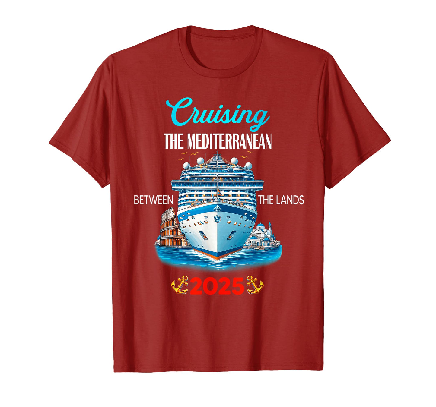 Mediterranean Cruise Birthday Trip T-Shirt