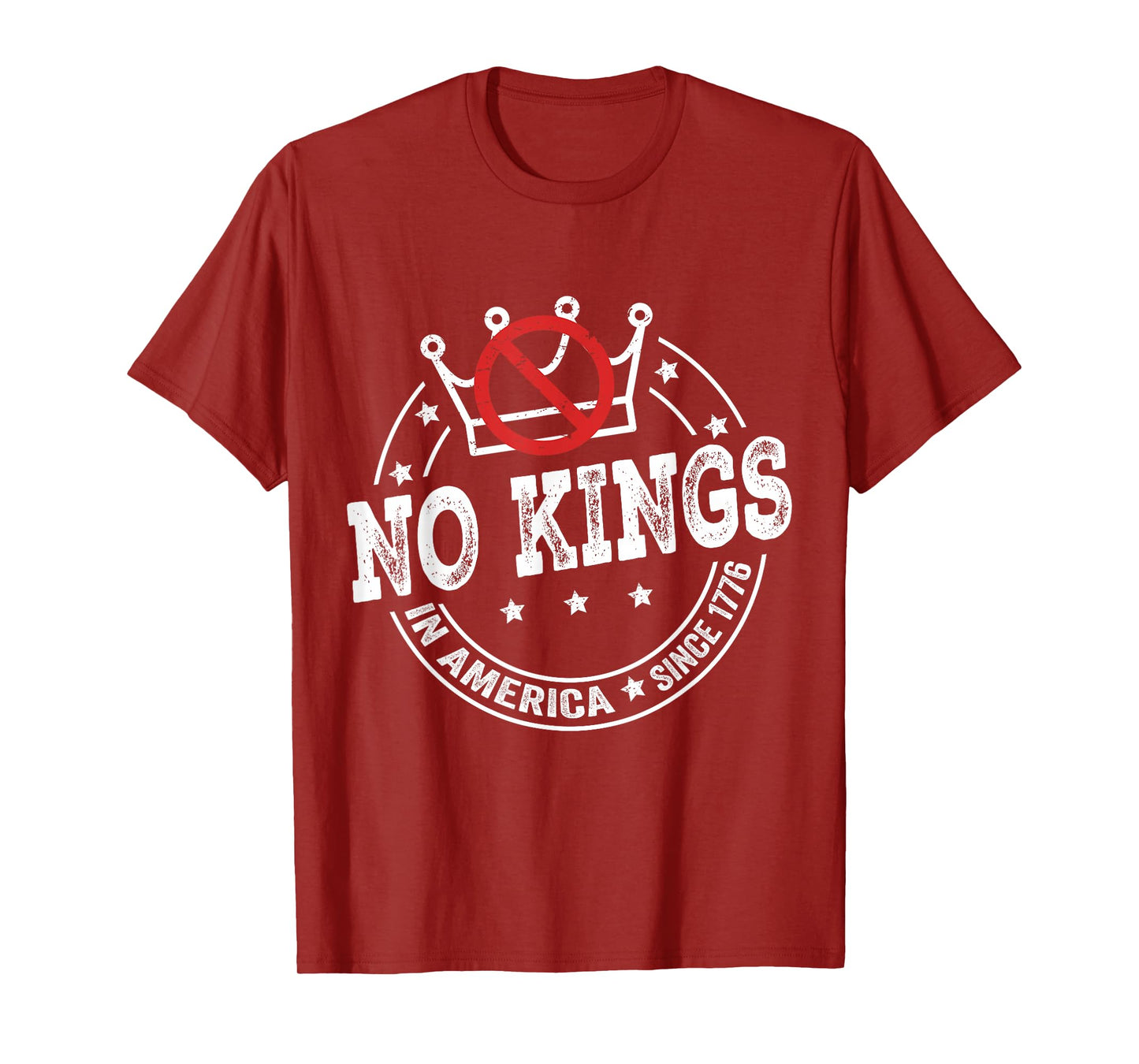 No Kings in America Since 1776 Vintage Patriotic T-Shirt