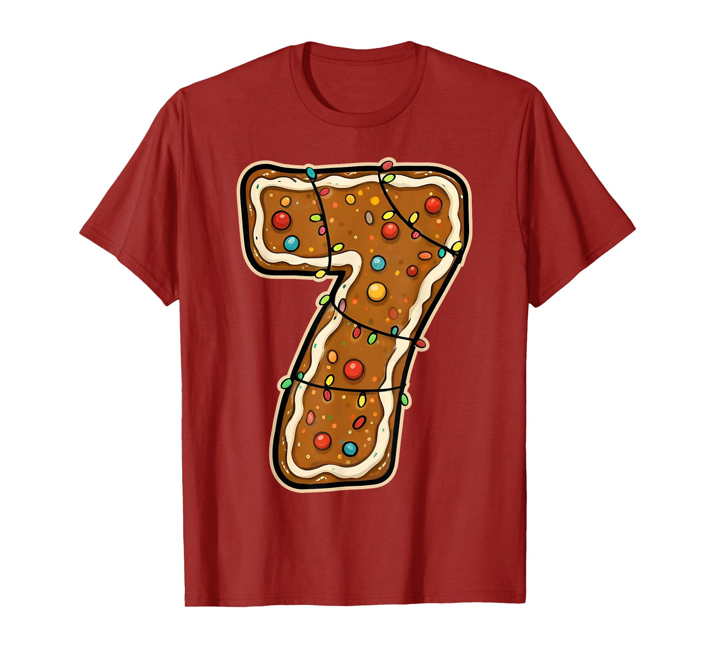 Fun Six Seven 6 7 Meme Design Christmas for Men Women Kids T-Shirt