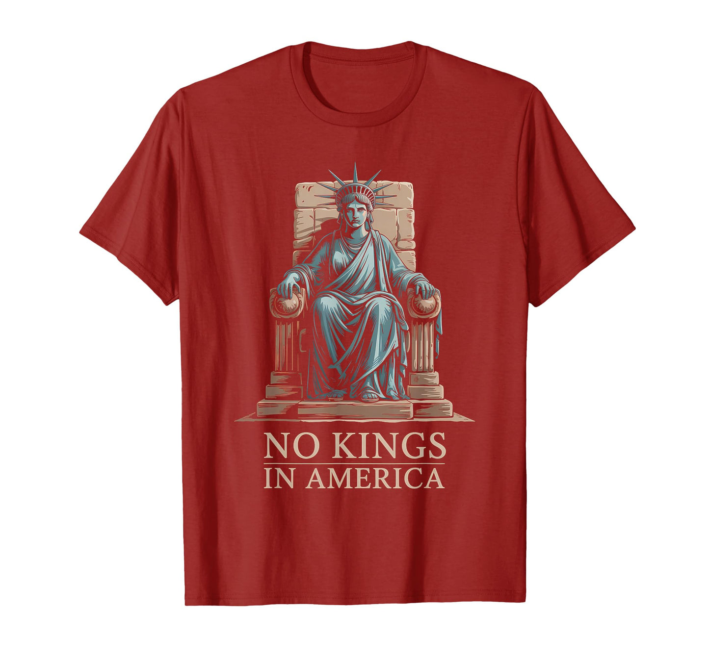 No Kings in America Shirt Statue Liberty Democracy Truth T-Shirt
