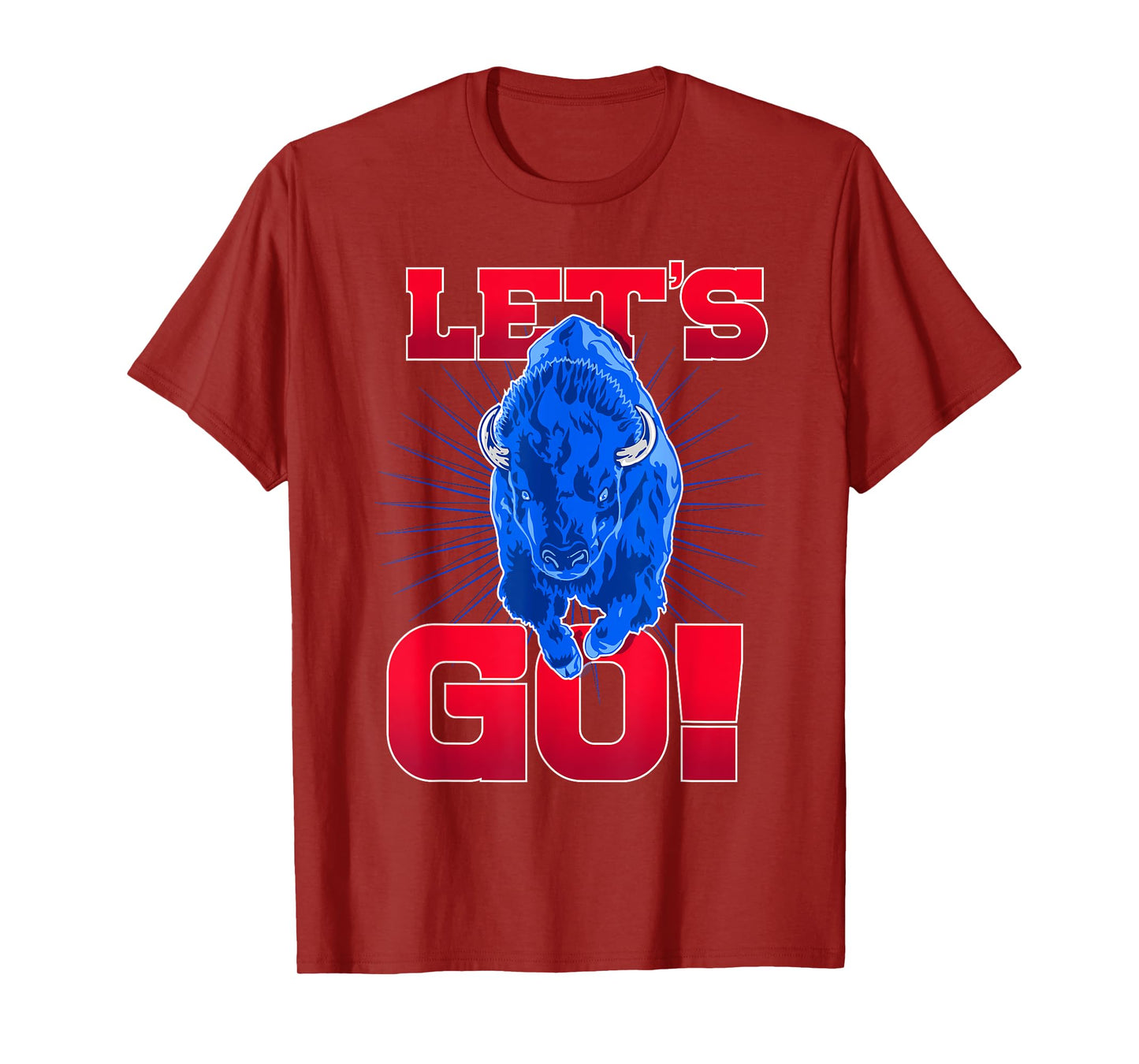WNY Pride T-Shirt - Charging Buffalo - Let's Go T-Shirt