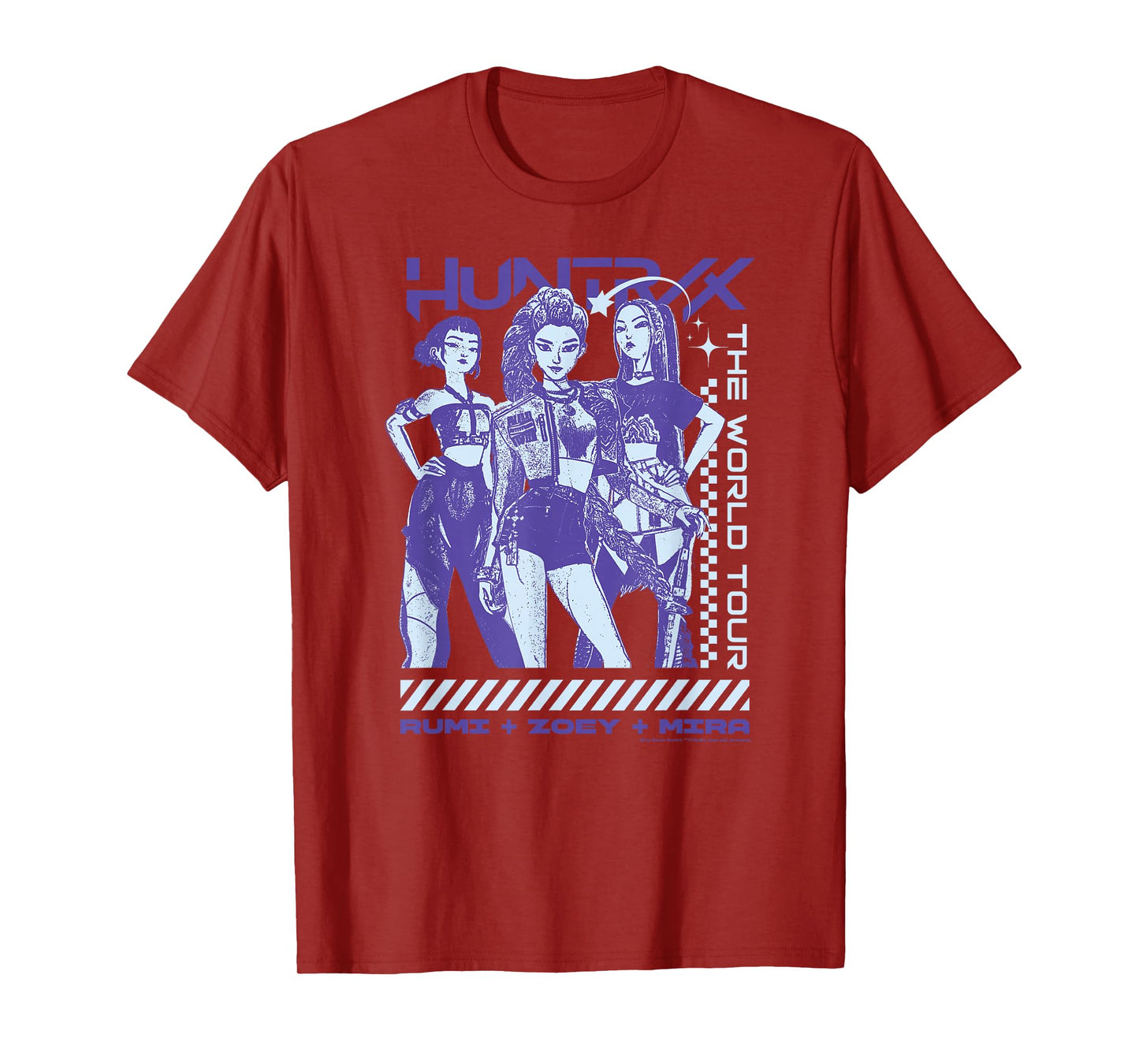 Kpop Demon Hunters Halloween Huntrix The World Tour T-Shirt