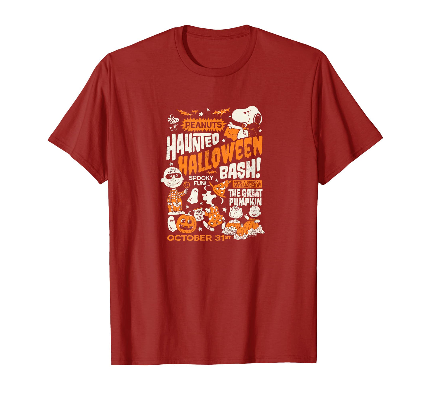 Peanuts - Halloween Bash Poster T-Shirt