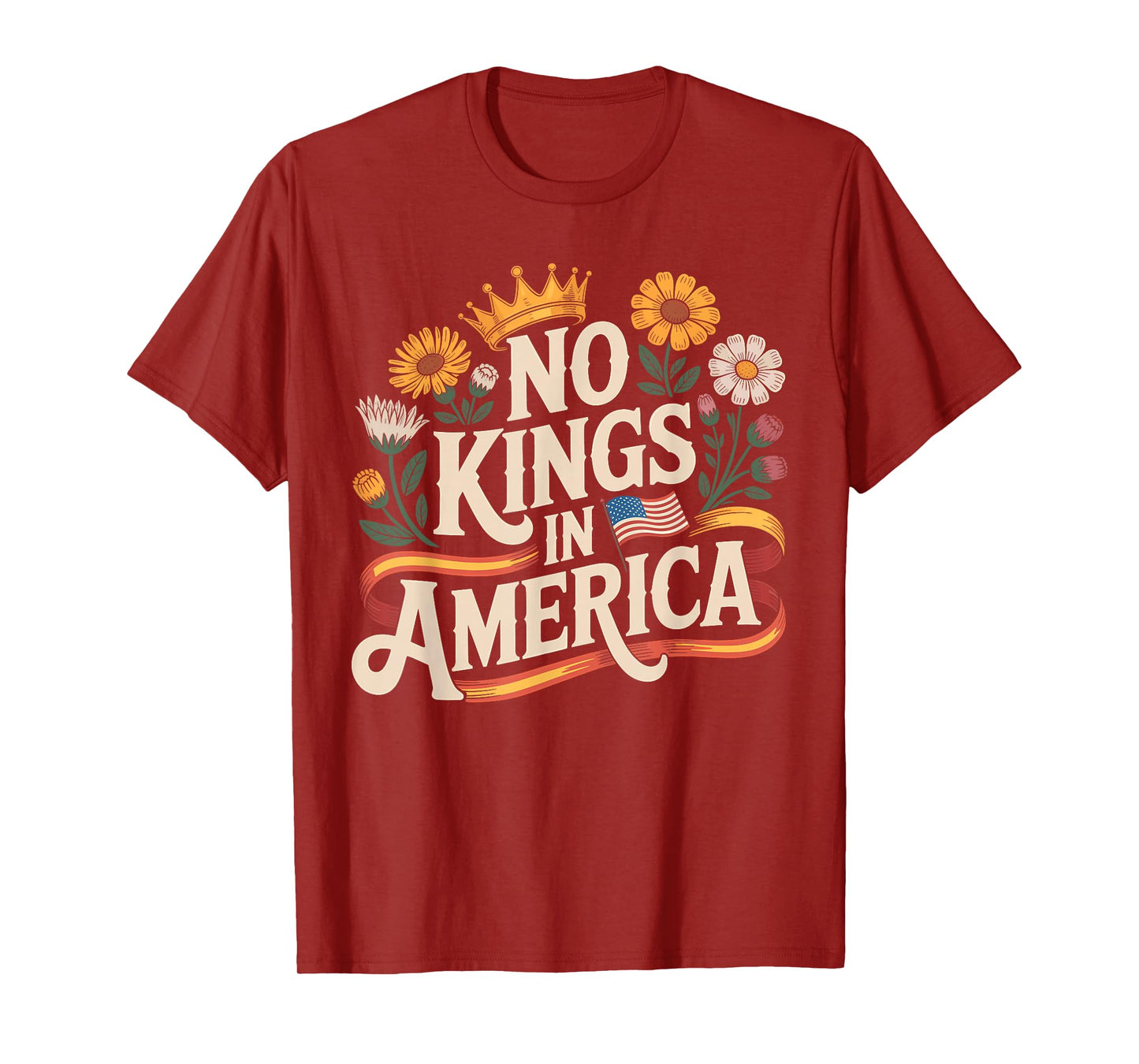 No King in America Liberty Statement Graphic T-Shirt