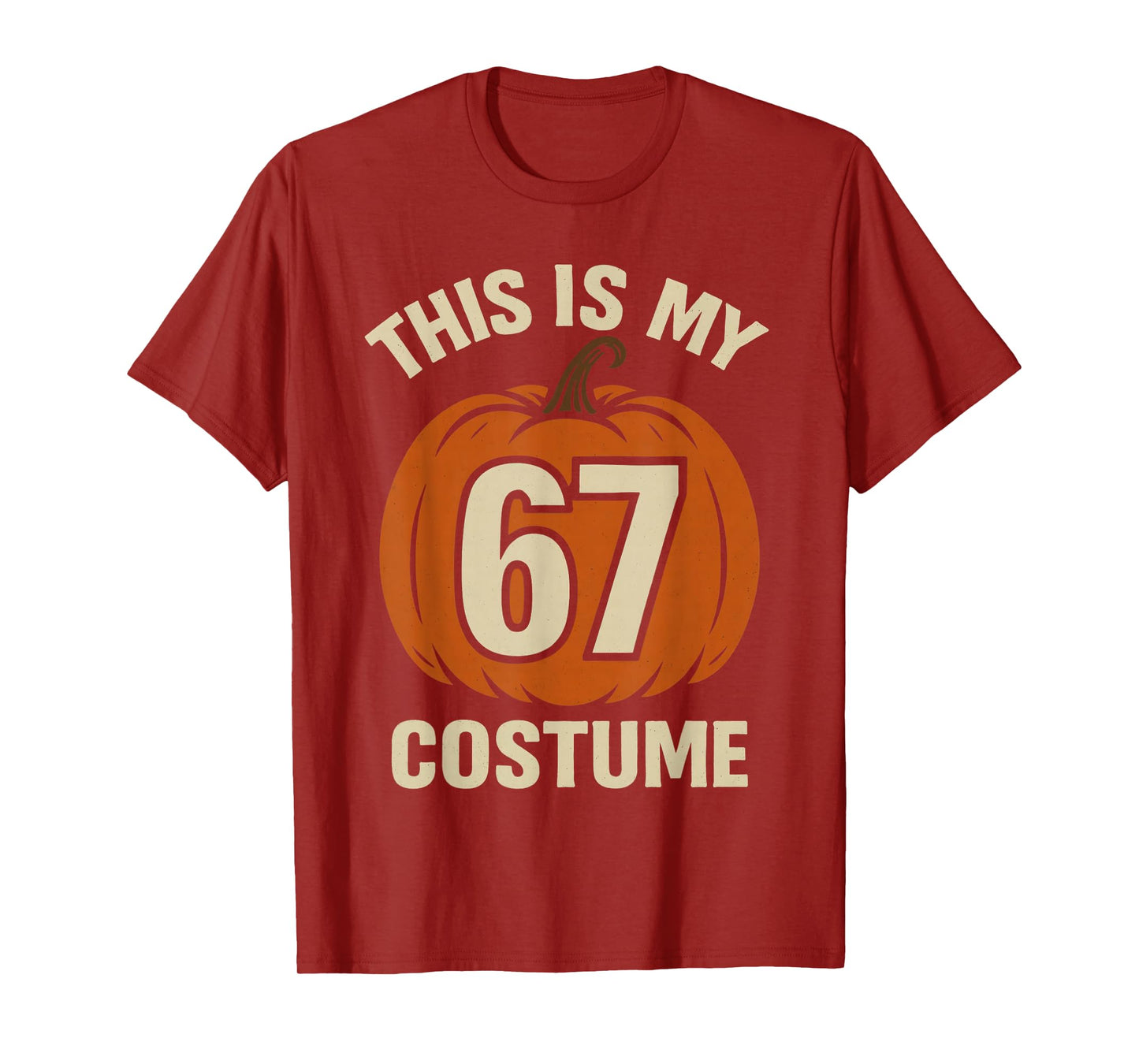 This is My Halloween 67 Costume Lazy Brainrot Meme Boys Kids T-Shirt