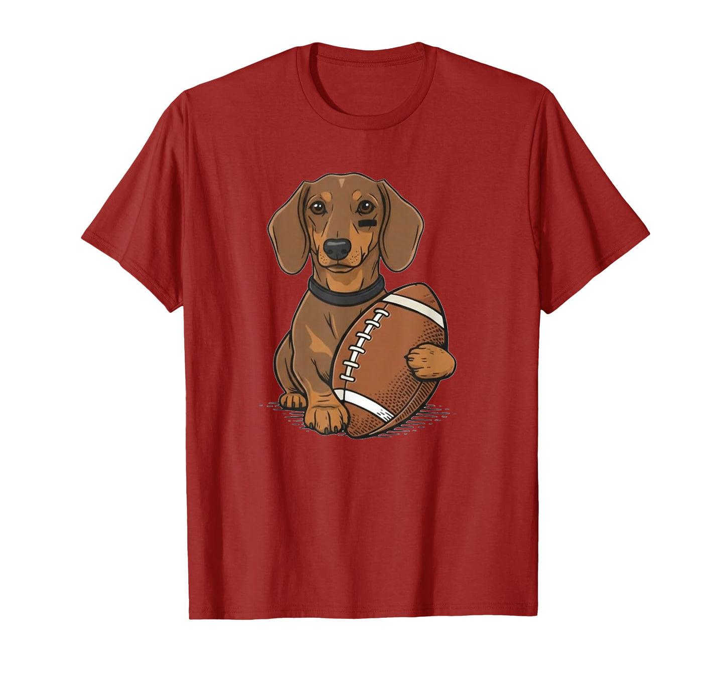 Funny Dachshund Football Dog Lovers Gift T-Shirt
