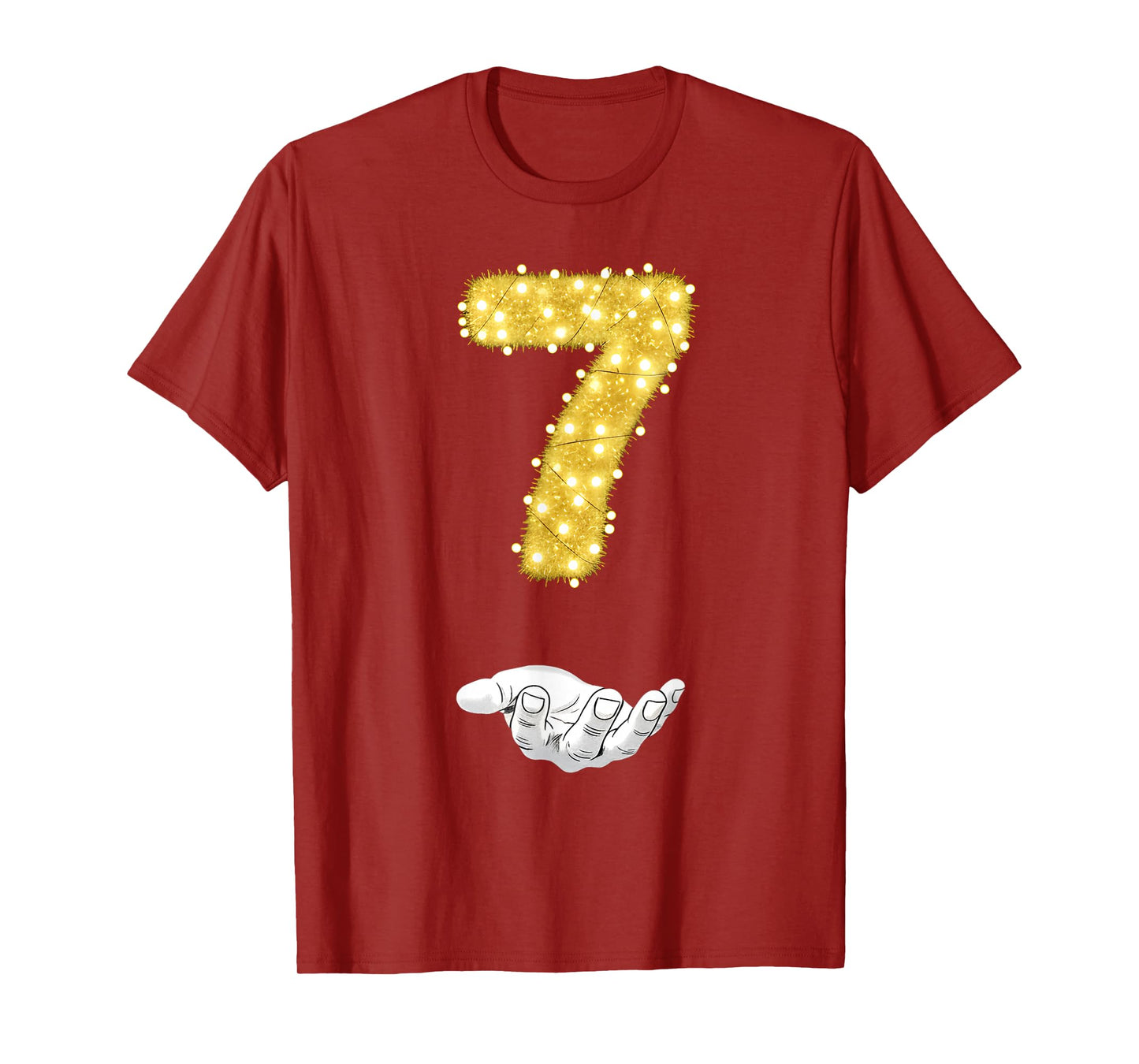 Funny Xmas 6-7 Funny 6 7 Christmas Matching 7 Boys Girls T-Shirt
