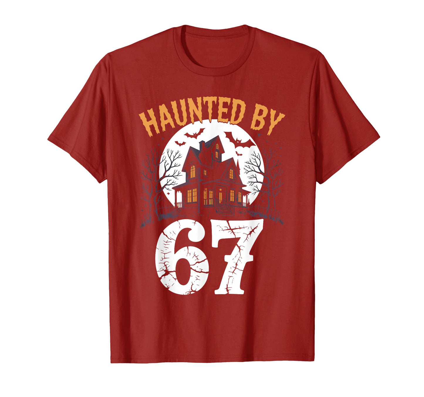 67 Meme Halloween Costume Brainrot Haunted 6 7 Six Seven T-Shirt