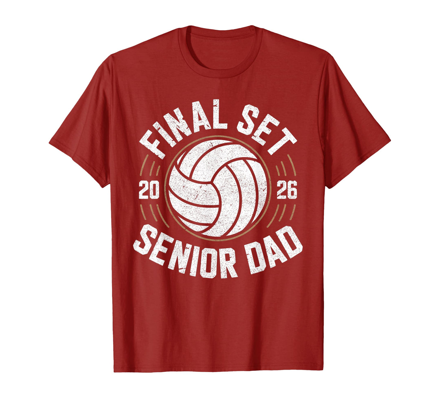 Volleyball Senior Dad 2026 Final Set Vintage T-Shirt
