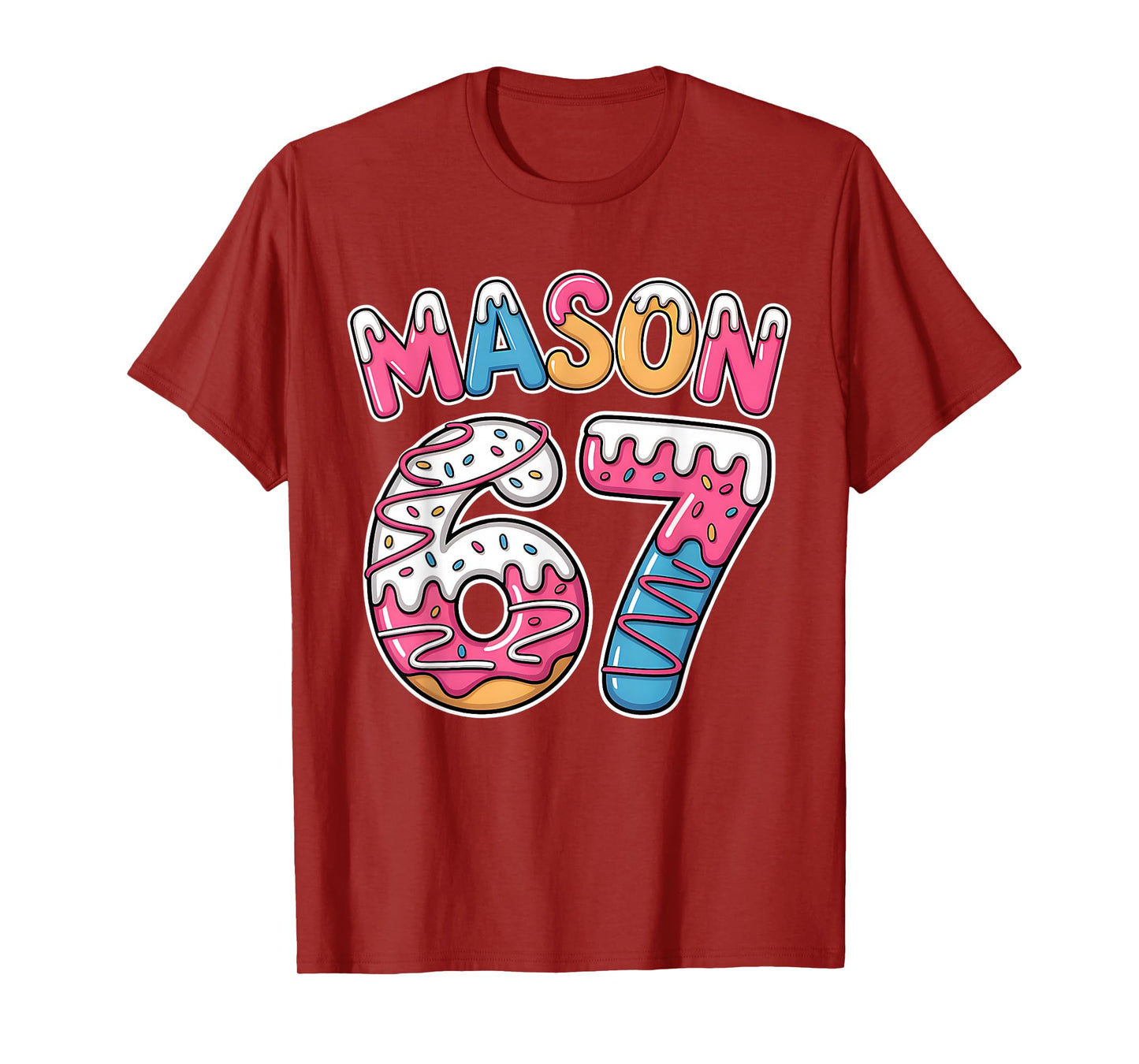 Mason 67 Meme Loves Ice Cream Drip Sport Six Seven T-Shirt
