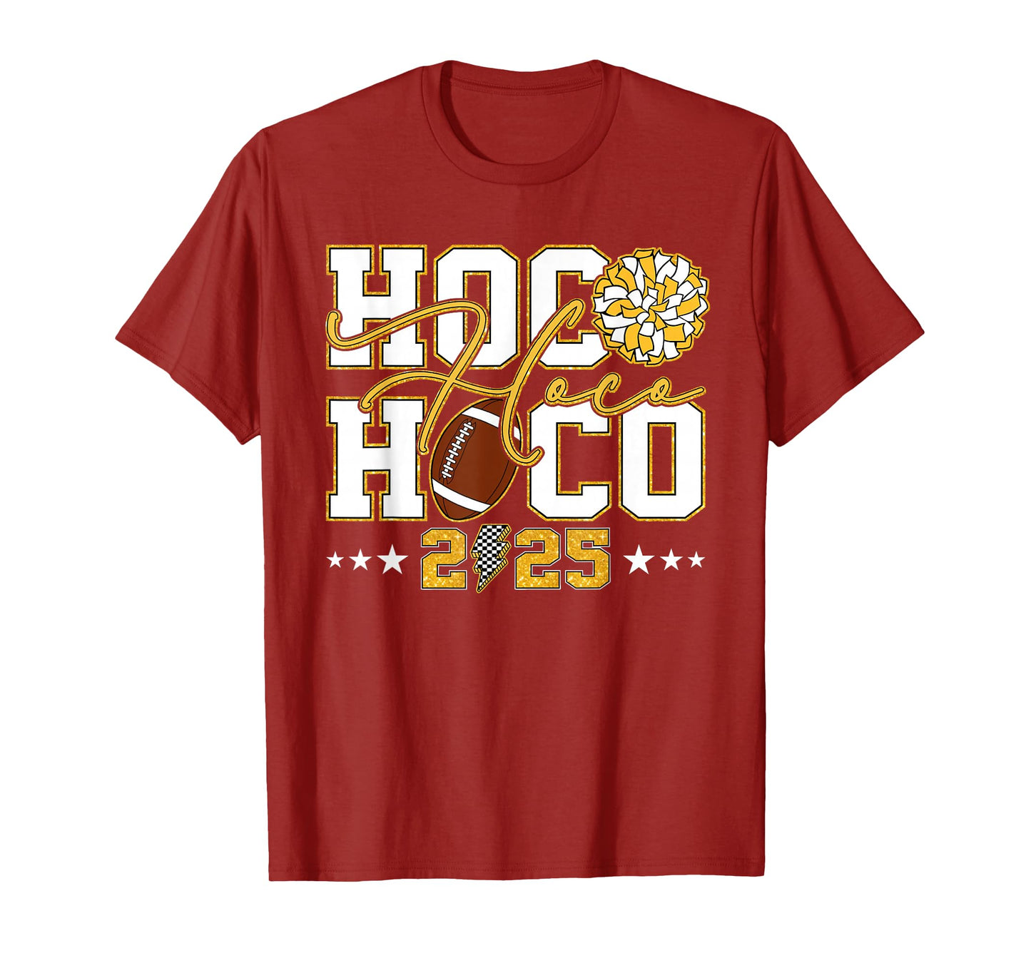 HOCO 2025 High School Homecoming Game Day Lightning Bolt T-Shirt