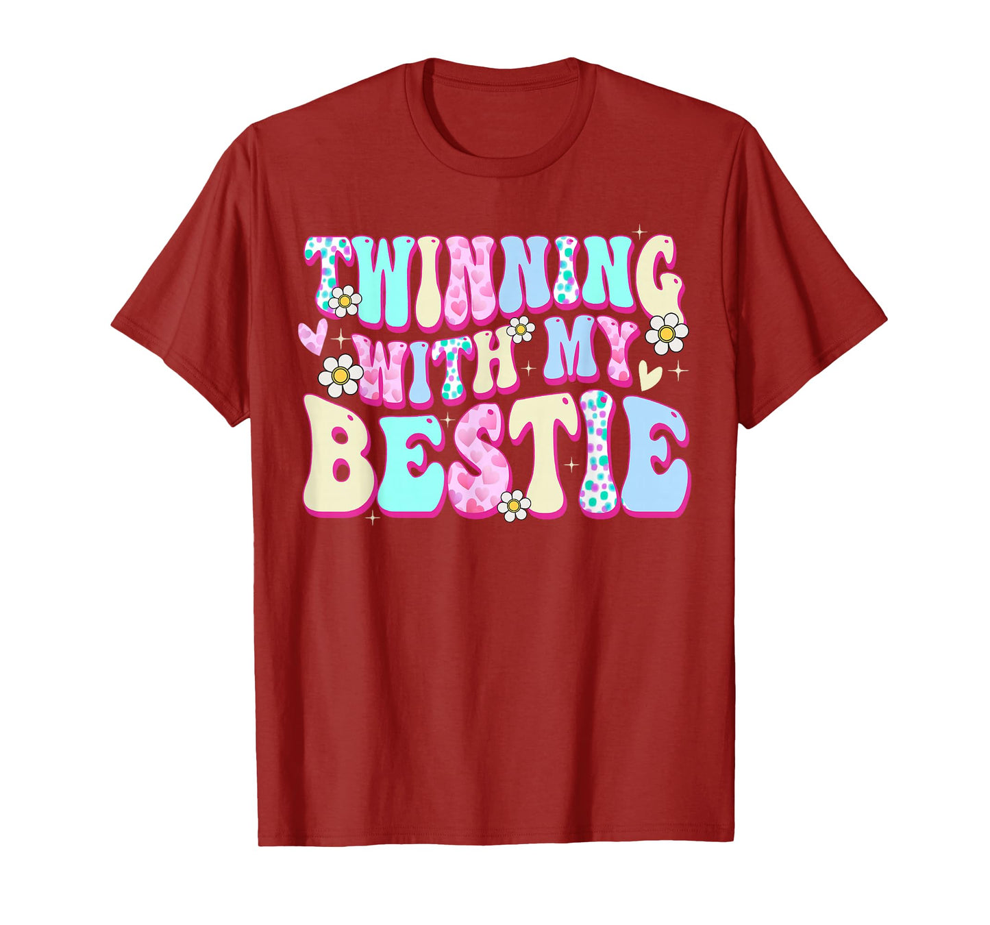 Friends Twinning With My Bestie Spirit Week Girls Matching T-Shirt