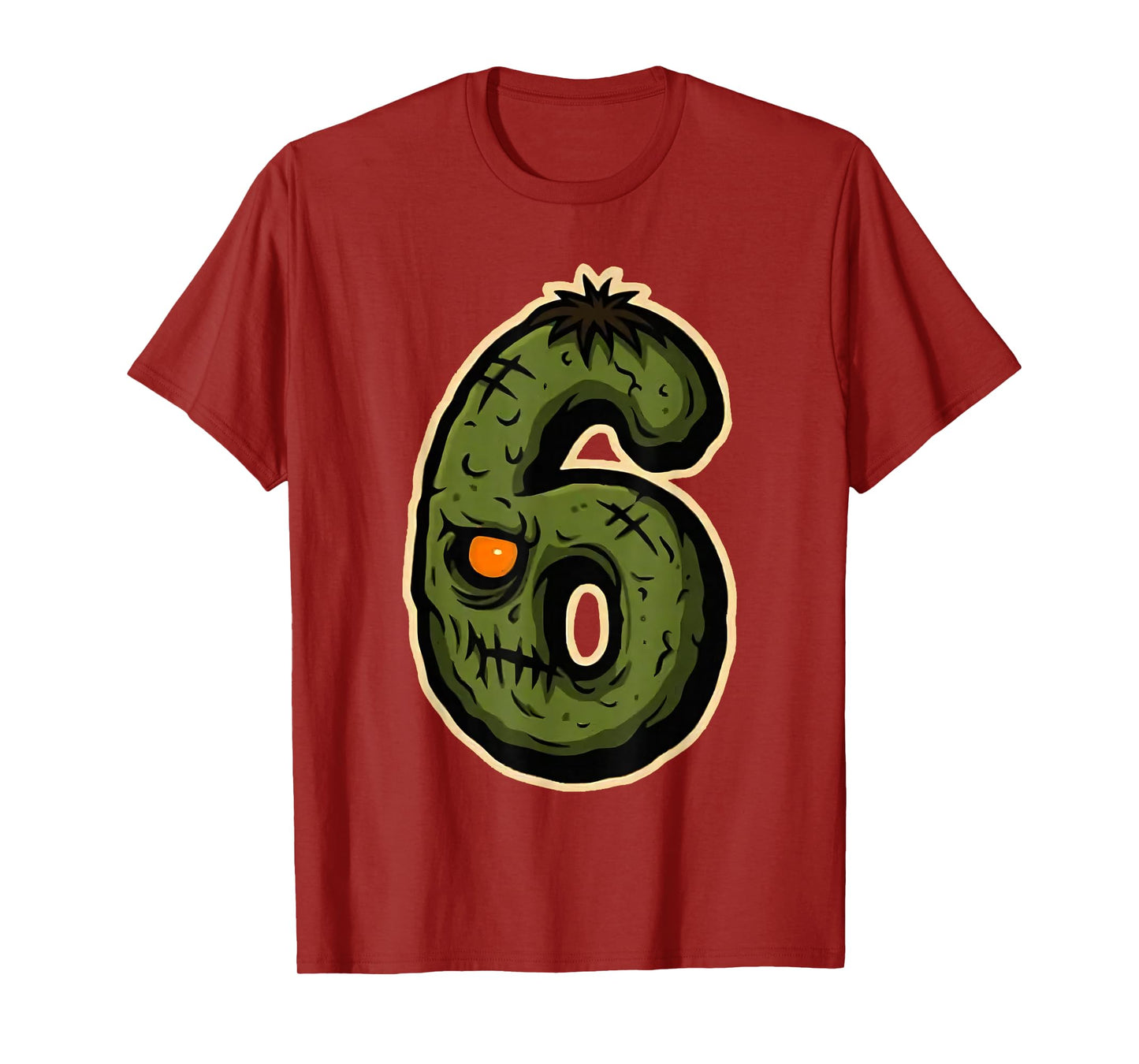 Number 6 Monster 67 Meme Matching Couple Halloween Costume T-Shirt