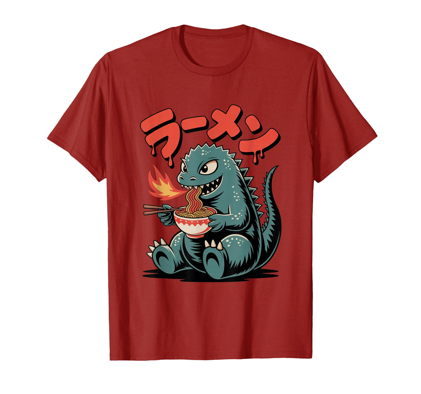 Cute Kaiju Ramen Kawaii Fun Japanese Noodle Food Lover Gifts T-Shirt
