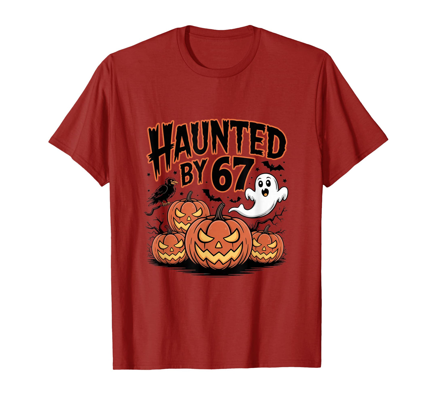 Haunted by 6-7 Funny Halloween 6-7 Costume Six Seven T-Shirt