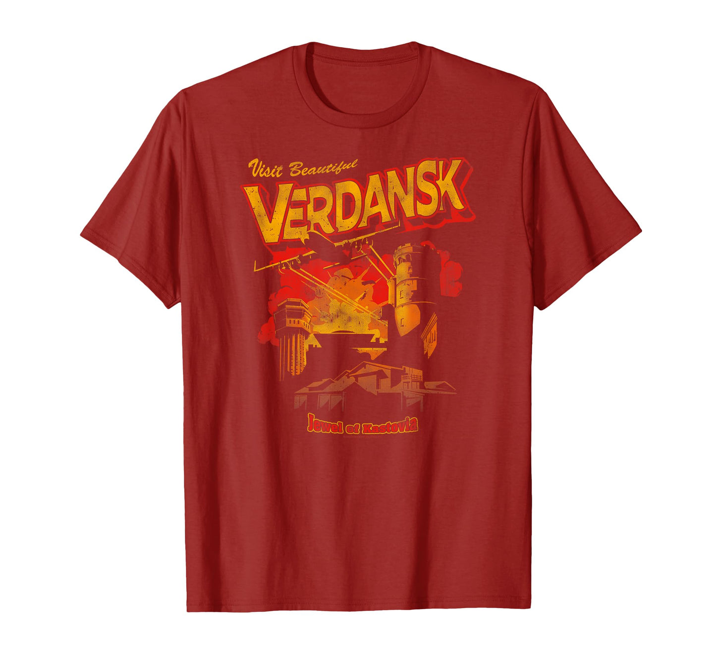 Call of Duty Visit Verdansk Souvenir Video Game T-Shirt