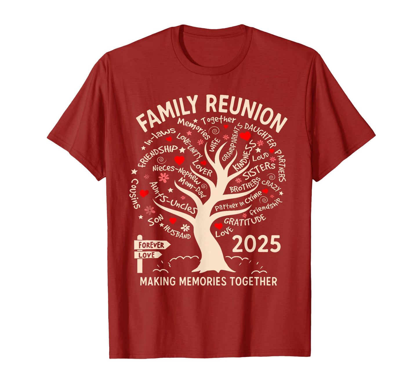 Making Memories Family Matching Group Family Reunion 2025 T-Shirt