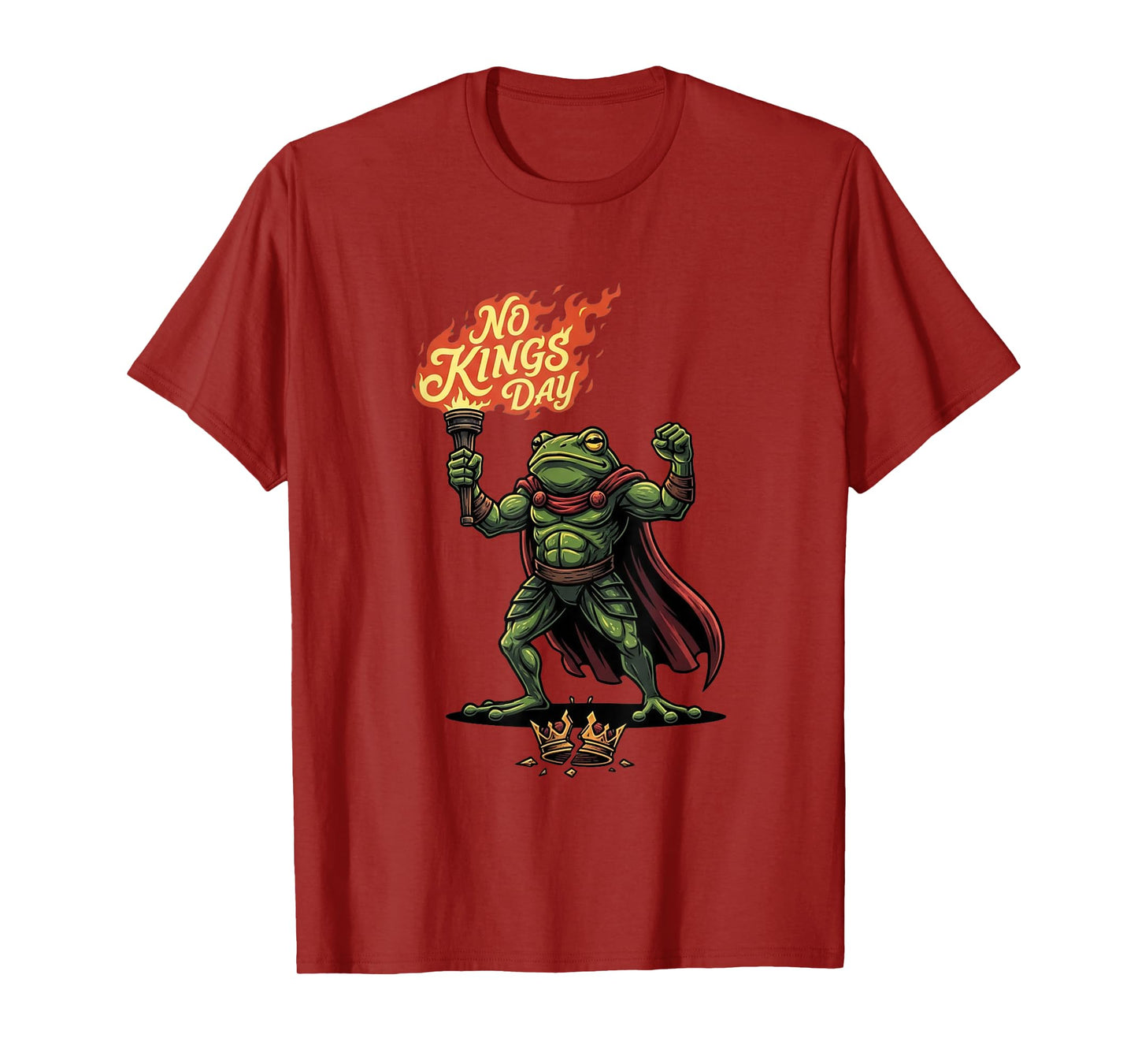 No Kings Day Portland Shirt Frog Protest T-Shirt