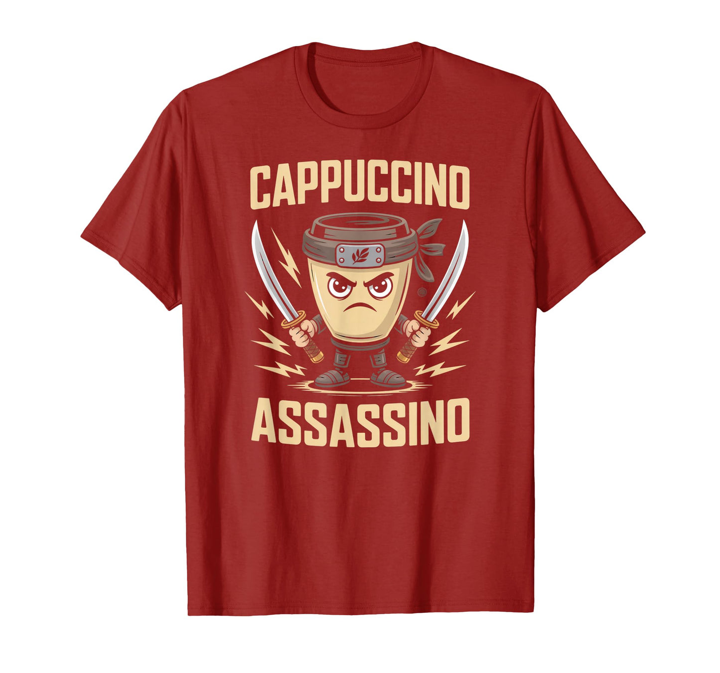 Cappuccino Assassino Italiano Brainrot Ninja Meme T-Shirt