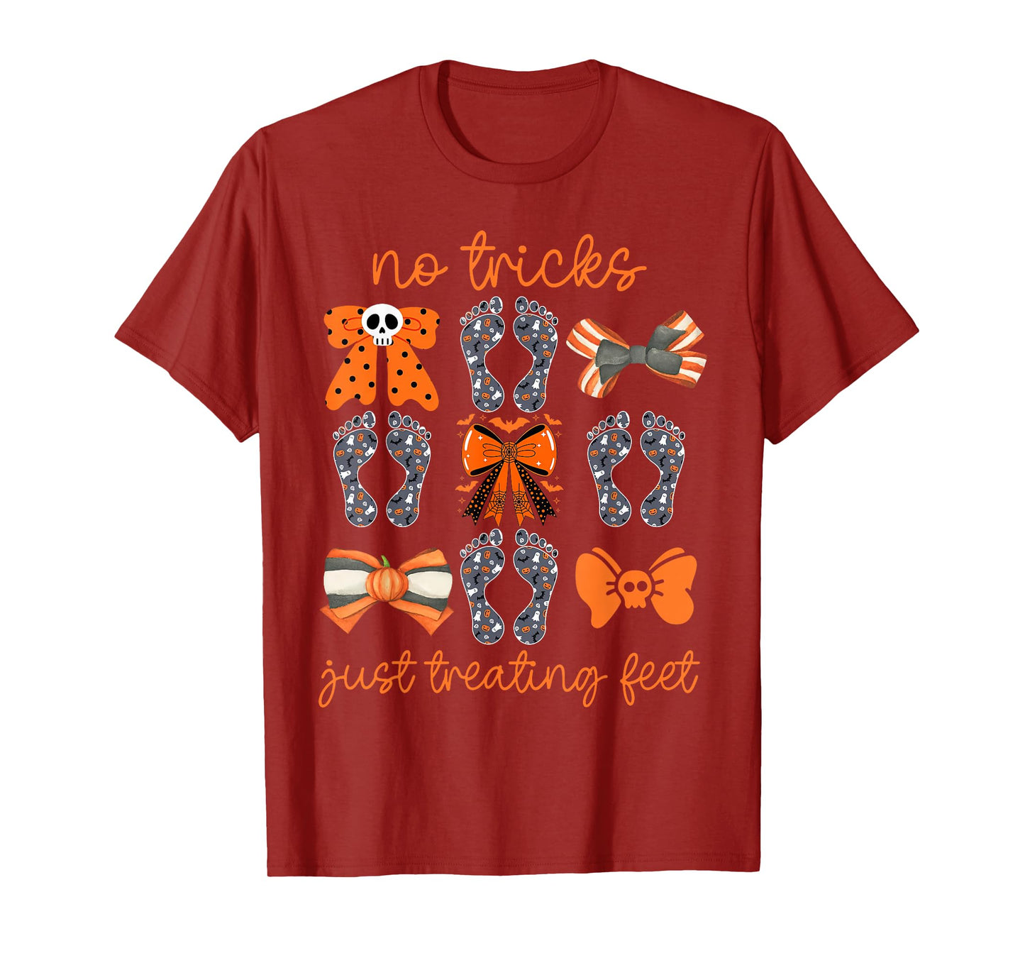 Spooky Podiatry Crew Halloween Podiatrist Coquette Foot Dr T-Shirt