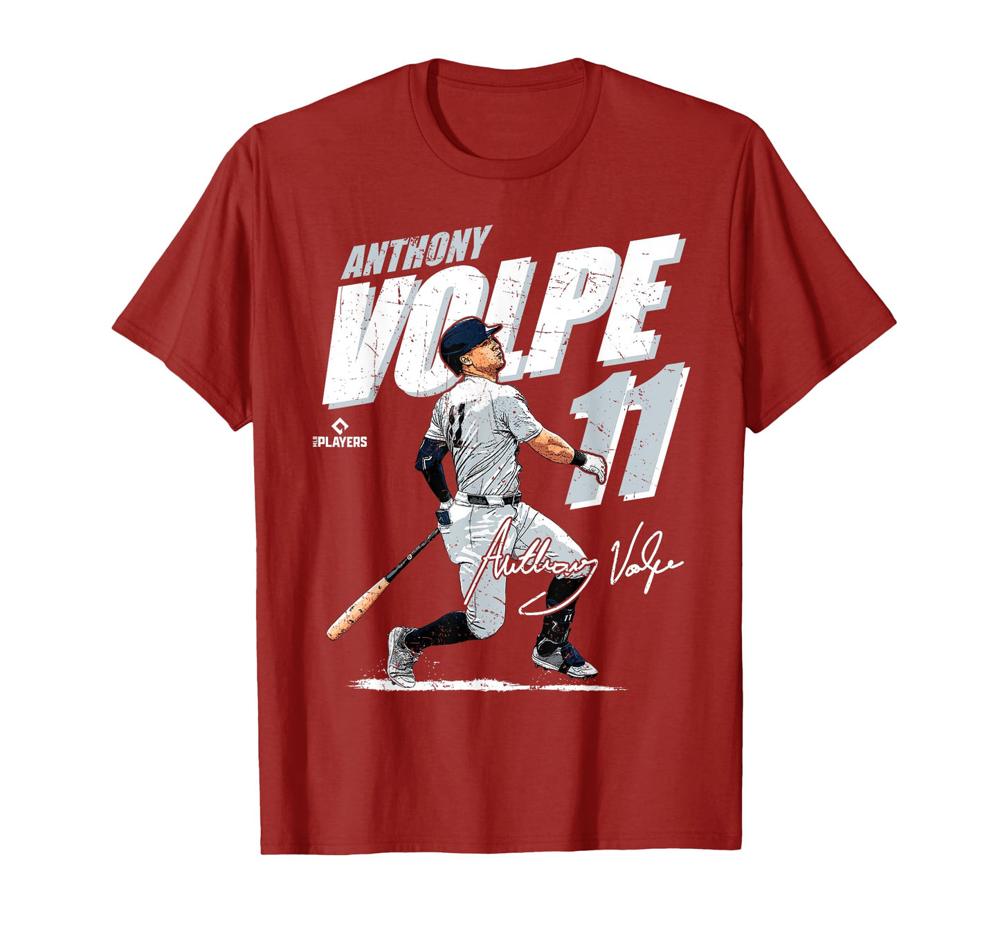 Anthony Volpe | New York Y MLB Baseball Players | MLBAVO204M T-Shirt