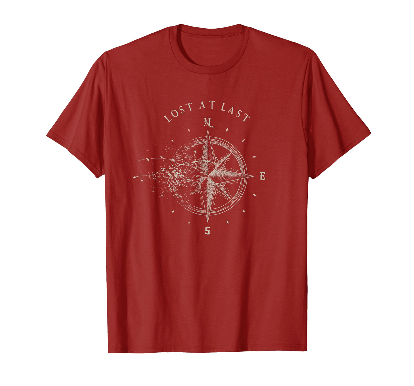 Broken Compass Hiking Shirt - Lost at Last T-Shirt