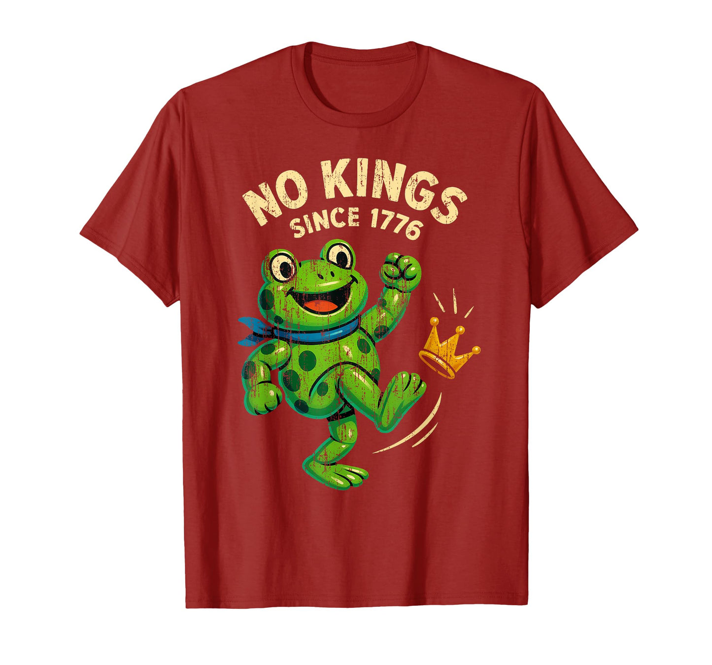 NO Kings Since 1776 Frog Kicks Portland T-Shirt