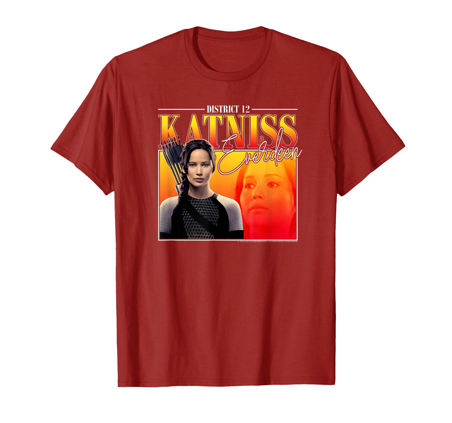 The Hunger Games District 12 Katniss 90's Style Movie T-Shirt