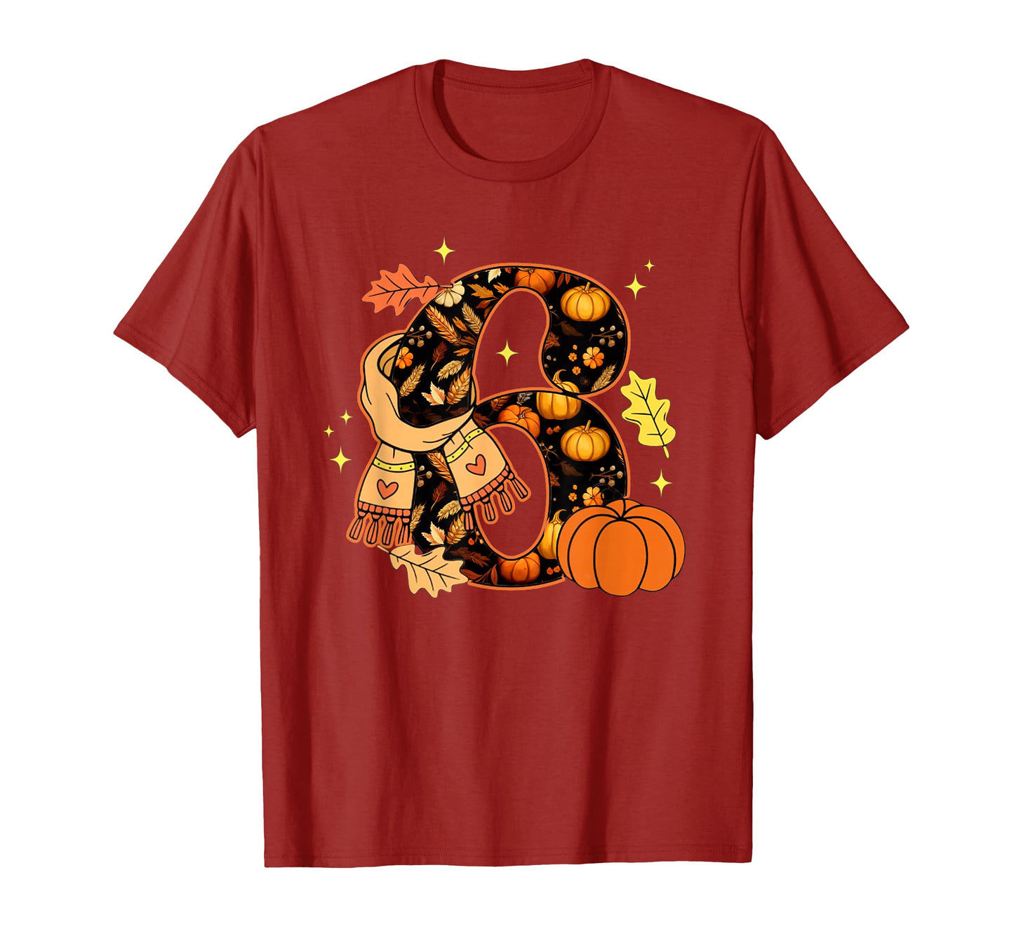 Number 6 Fun Meme Saying 6 7 Six Seven Thanksgiving Costume T-Shirt