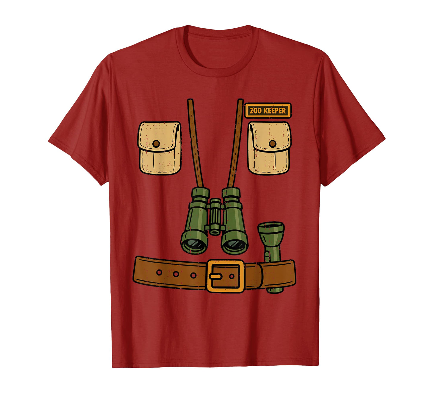Zoo Keeper Jungle Safari Explorer Halloween Costume Animal T-Shirt