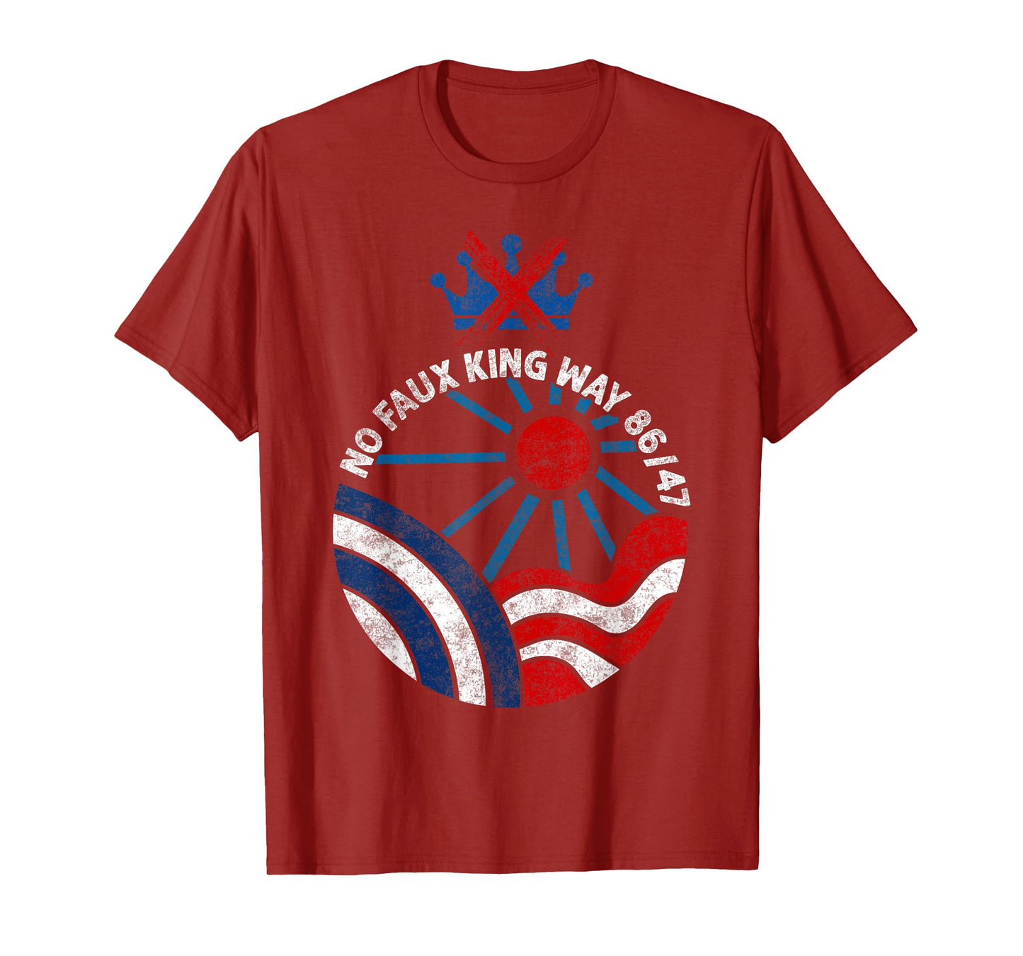 No Faux King Way 86 47 No Kings Day Protest June 14 T-Shirt