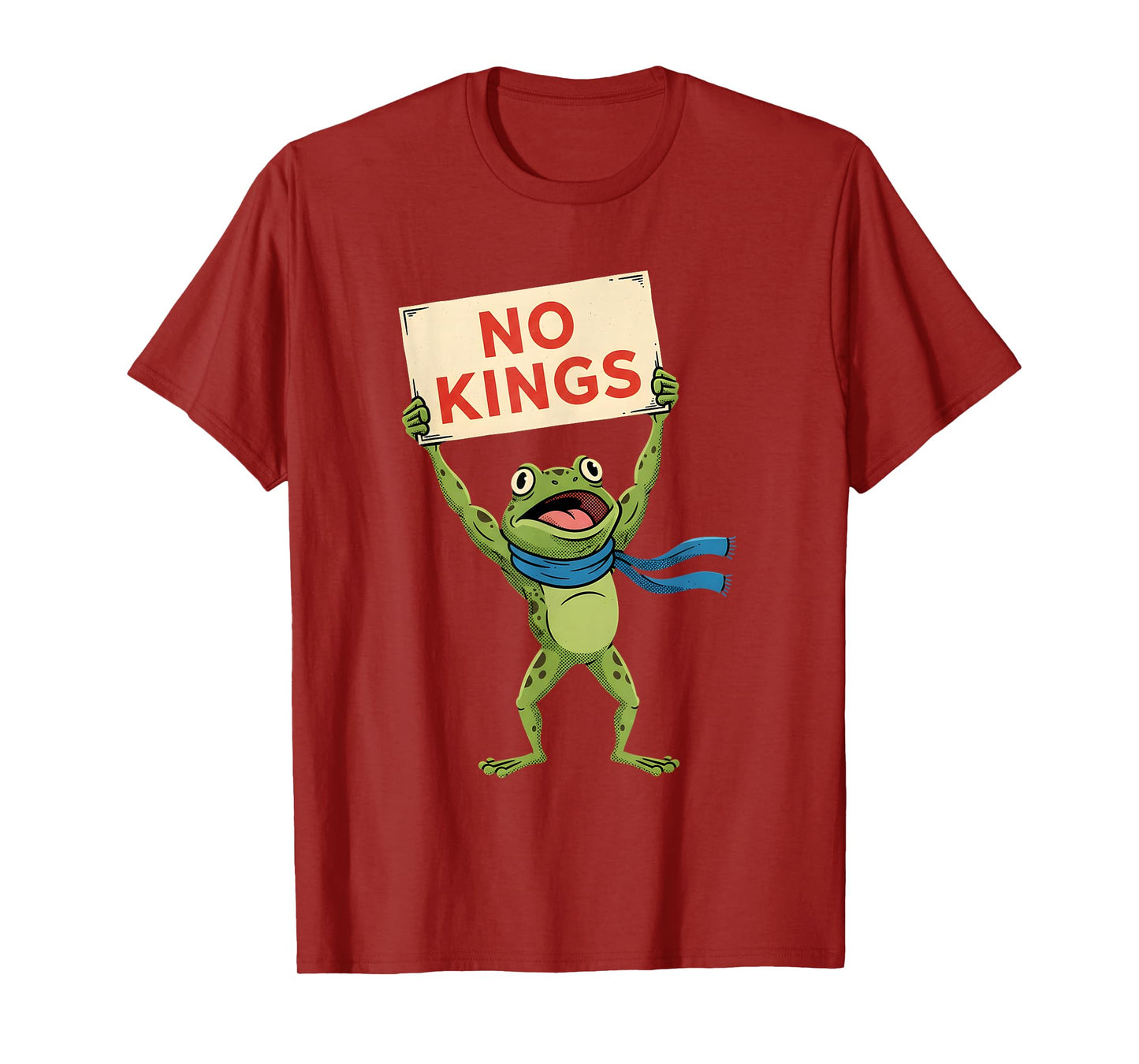 Frog Protest No Kings in America Democracy Patriotic Frog T-Shirt