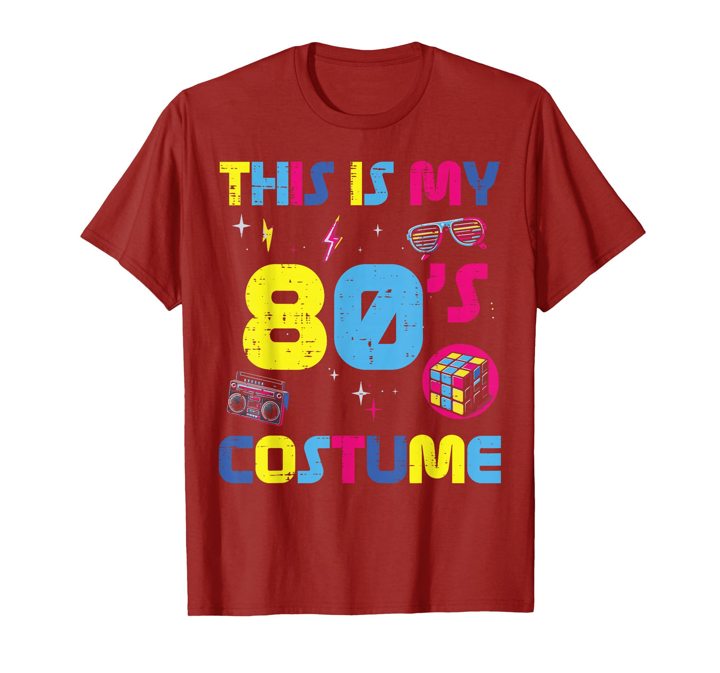 This is My 80s Costume Retro Men Women Kids T-Shirt