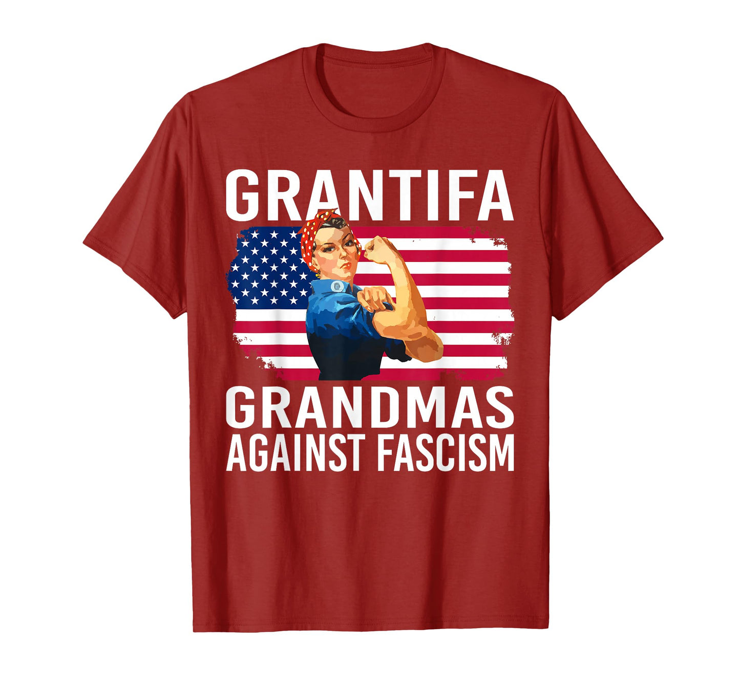 Grantifa Grandmas Against Fascism Flag Resist No Kings 50501 T-Shirt