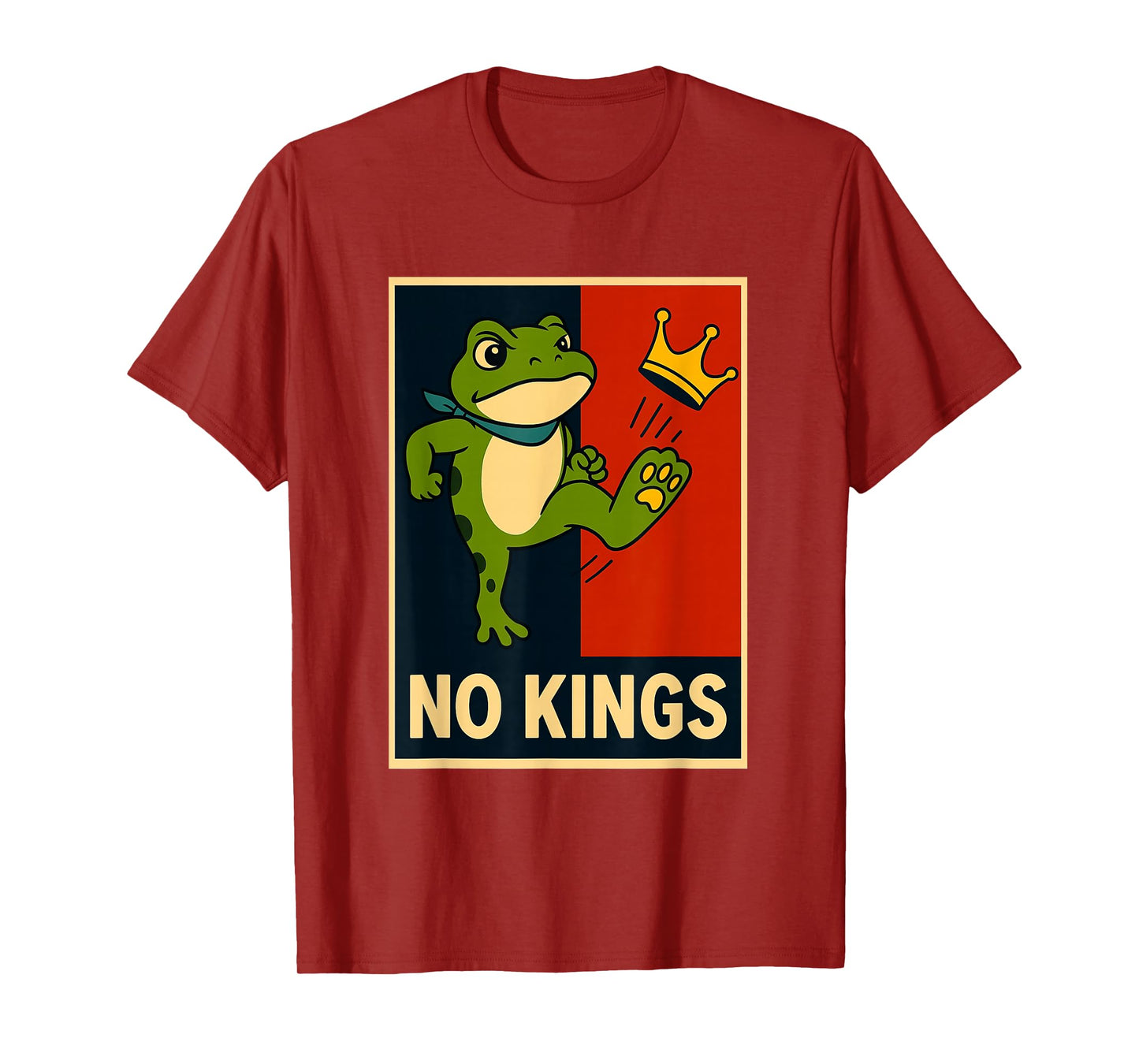 Frog No Kings in America, Resist Portland Frog T-Shirt