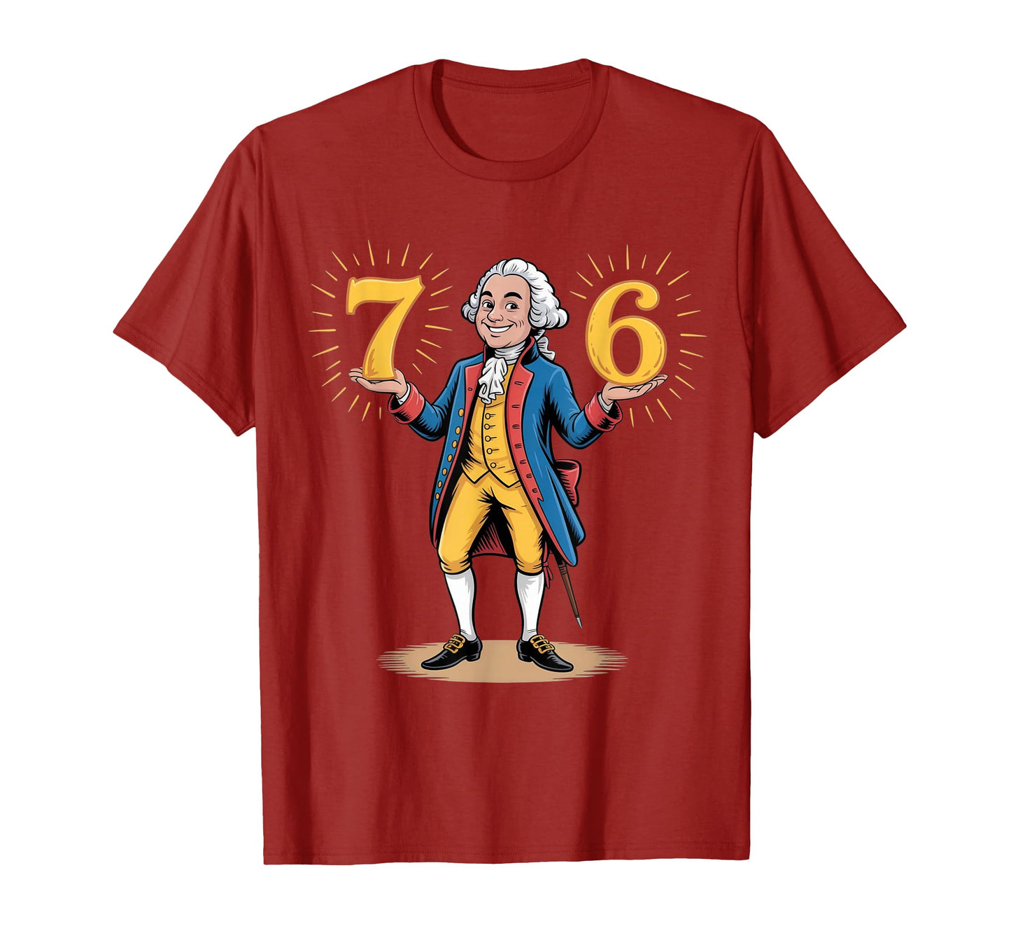 6-7 7-6 George Washington Seven Six T-Shirt