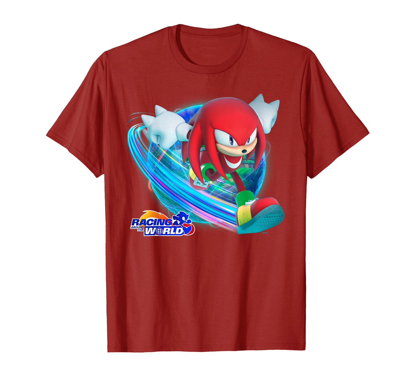 Sonic the Hedgehog - Racing Around the World Knuckles T-Shirt